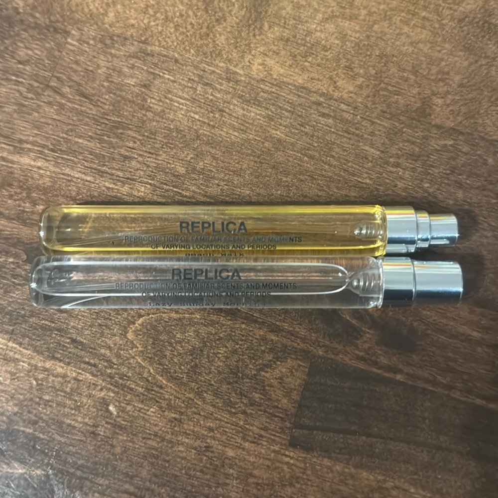 Maison Margiela Replica Travel Spray 
lazy Sunday morning beach walk